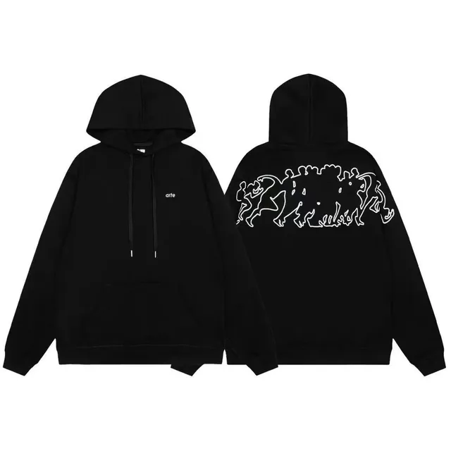 Arte Antwerp Hoodie Outline Graphic