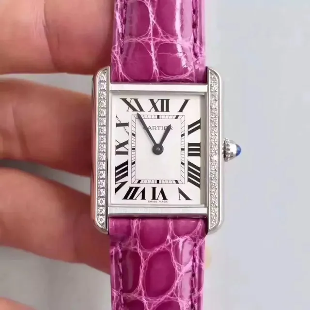 Cartier Tank Must Diamond Bezel