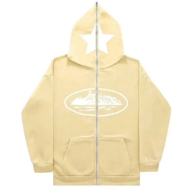 Palace Zip-Up Hoodie Star and Yacht Graphic