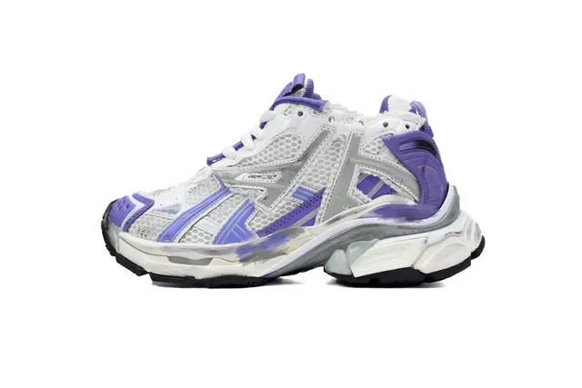 Balenciaga Triple S Purple Mesh
