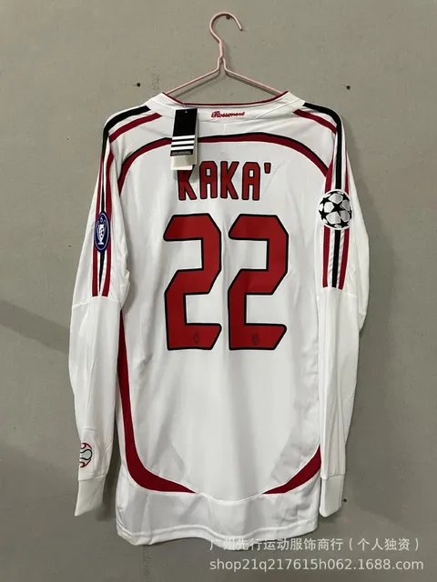 AC Milan × Adidas Home Long Sleeve Jersey Kaka 22