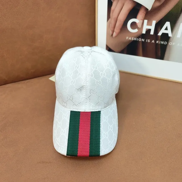 Gucci Baseball Cap GG Jacquard with Web Stripe