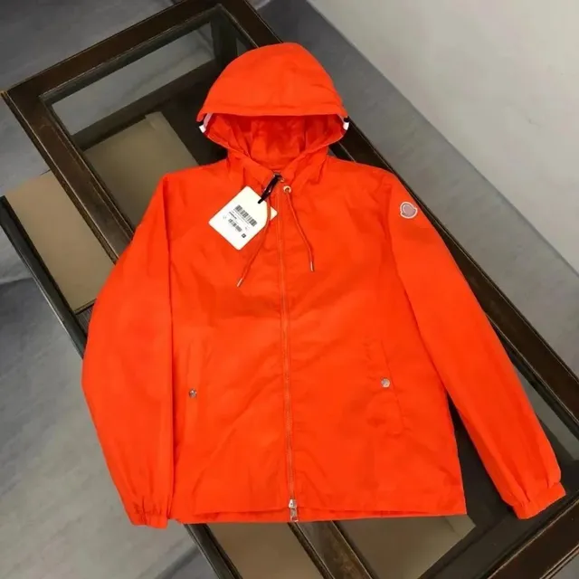Moncler Windbreaker Jacket Vibrant Orange