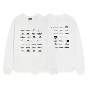 Supreme Crewneck Sweatshirt Logo Grid Print