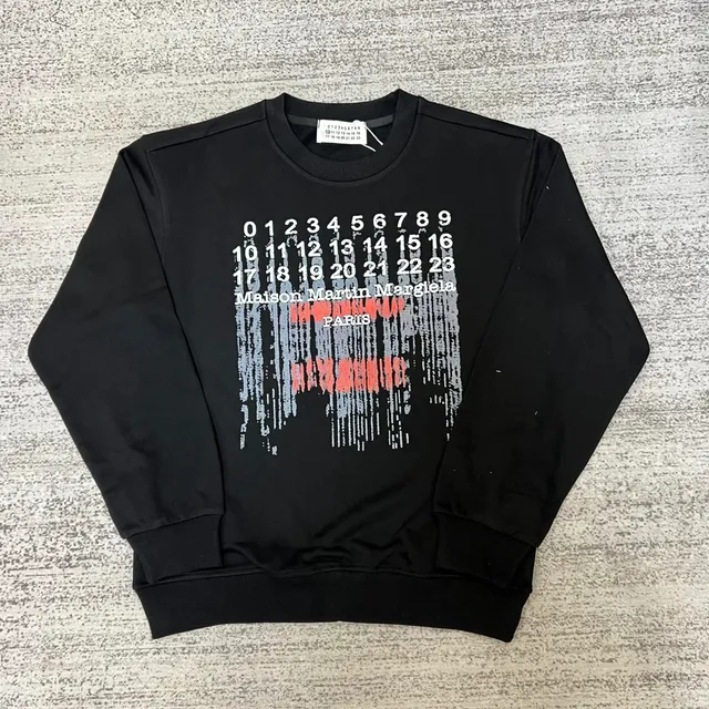 Maison Margiela Crewneck Sweatshirt Number Print