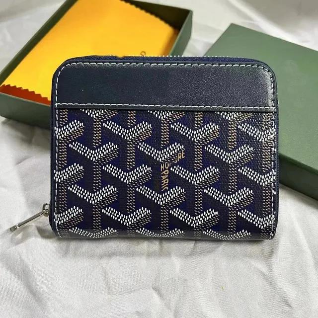 Goyard Zip Wallet Classic Chevron