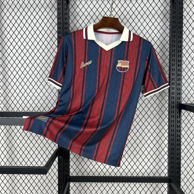 FC Barcelona × Adidas Home Jersey Vertical Stripe