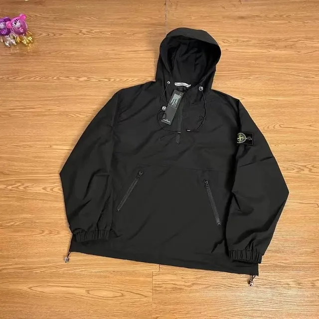 Stone Island Goggle Jacket Solid Black