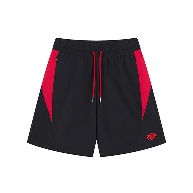 Sp5der Track Shorts Contrast Panel