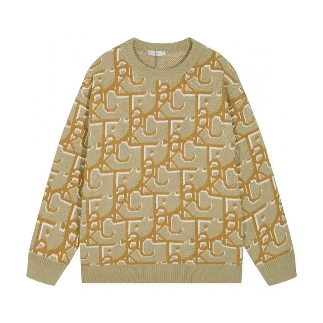 Dior Oblivion Knit Sweater Oblique Logo Intarsia