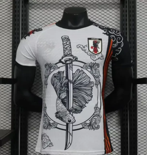 Graphic T-Shirt Samurai Sword & Betta Fish Print