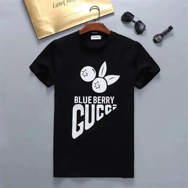 Gucci Blueberry Graphic Tee White Print