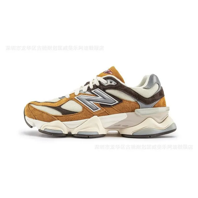New Balance 9060 Brown Suede Mesh