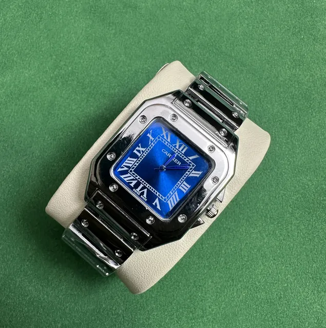 Cartier Santos Blue Dial