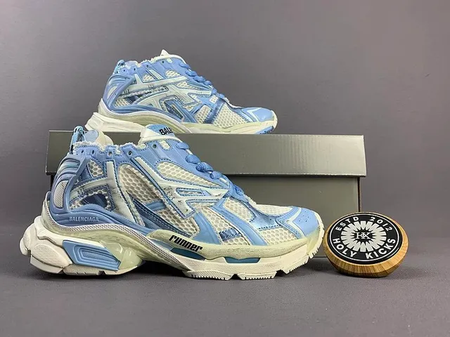 Balenciaga Speed Trainer Light Blue Mesh
