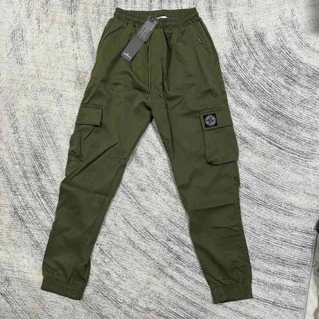 Stone Island Cargo Joggers Olive Green
