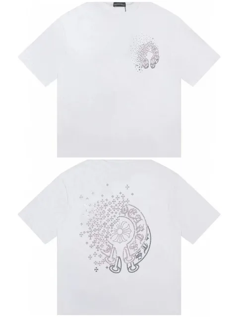 Chrome Hearts T-Shirt Crystal Cross Graphic