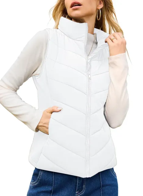 Moncler Quilted Puffer Vest Zip-Front