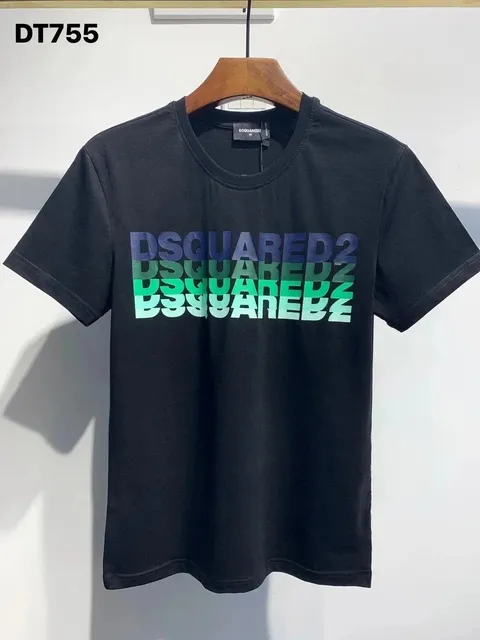 Dsquared2 Graphic T-Shirt Multi-Color Logo Print