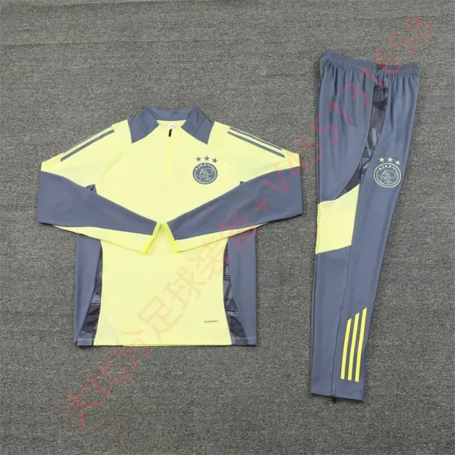 2425黄色半拉卫衣套装