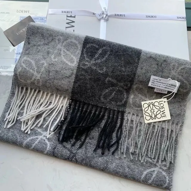 Loewe Logo Scarf Anagram Print