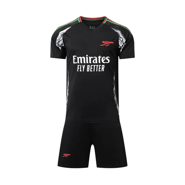 Arsenal × Adidas Home Kit Black with White Graphic