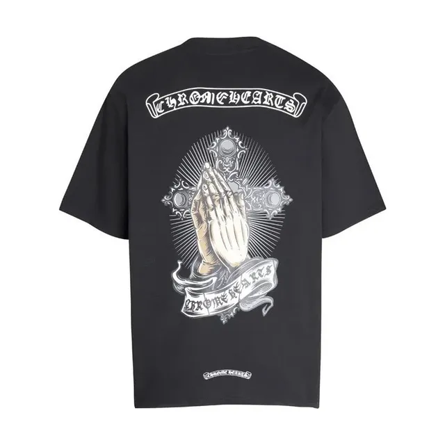 Chrome Hearts Praying Hands Tee Graphic Print