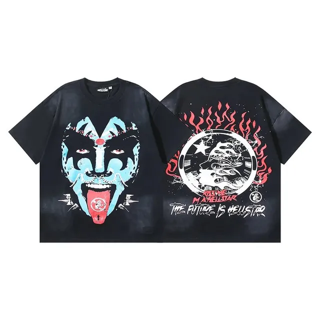 Graphic Tee Hellstar Mask Print