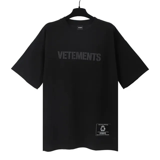 Vetements Logo T-Shirt Black