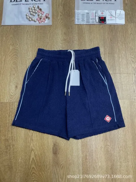 Casablanca Textured Shorts Diamond Quilted