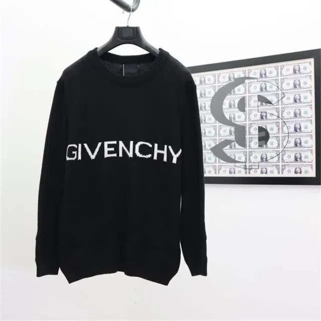 Givenchy Logo Knit Sweater White Logo