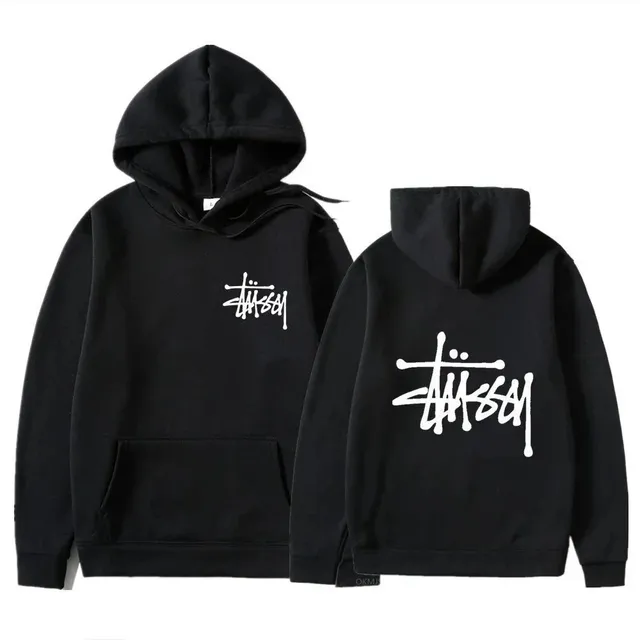 Stüssy Classic Hoodie White Logo