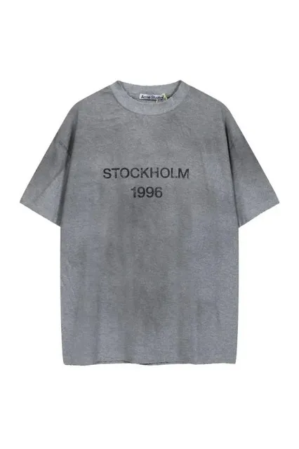 Acne Studios Stockholm 1996 Tee Heather Grey