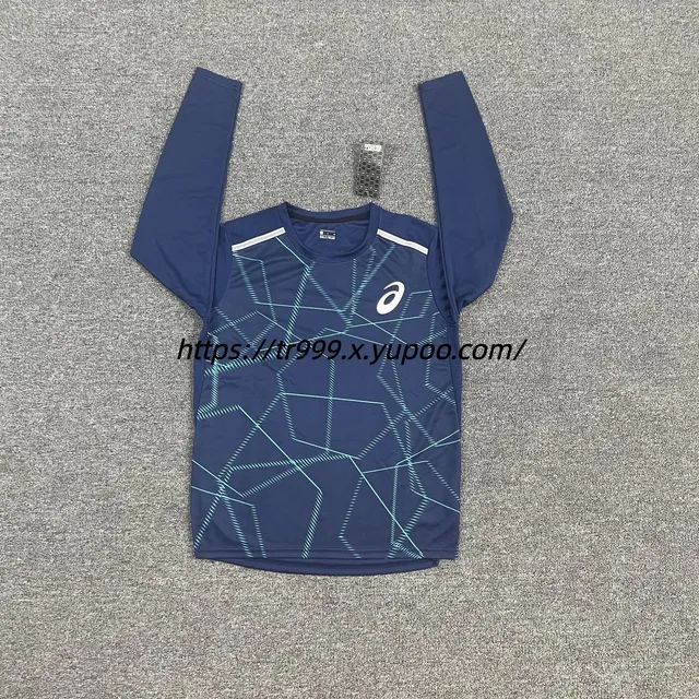 Asics Long-Sleeve Performance Top Geometric Print