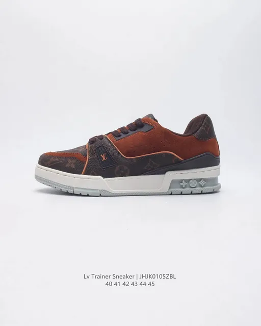Louis Vuitton LV Trainer Monogram Suede