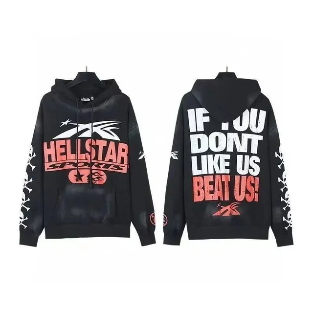 Hellstar Hoodie Skull Print Graphic