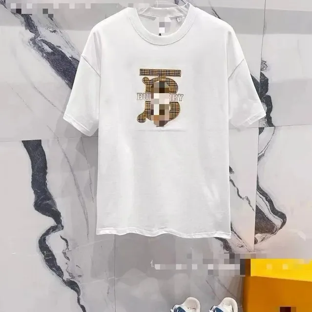 Burberry Logo T-Shirt Checkered Monogram