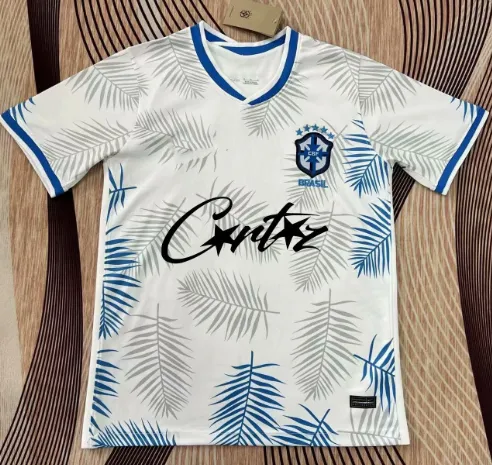 Brazil National Team Jersey Corteiz Palm Print