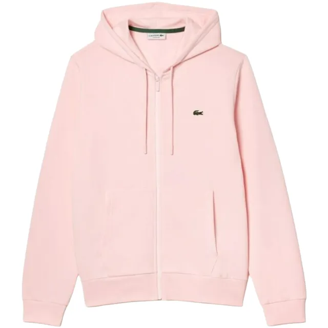 Lacoste Zip-Up Hoodie Pastel Pink