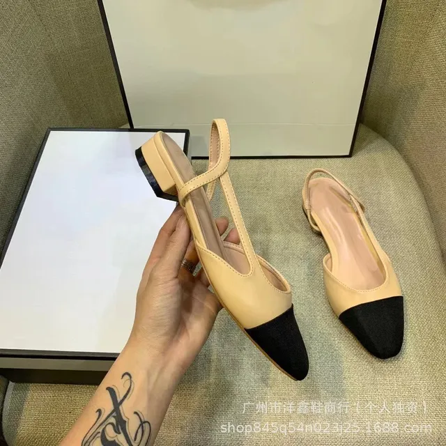 Chanel Slingback Loafer Two-Tone Cap-Toe