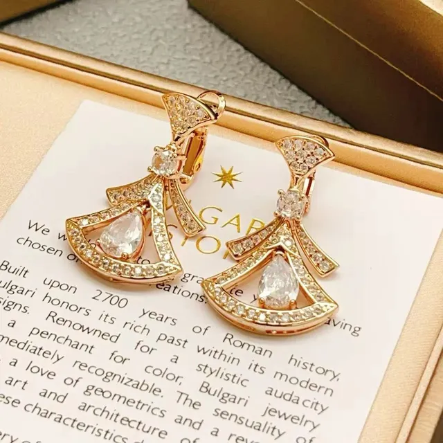 Bulgari Serpenti Earrings Pavé Diamond