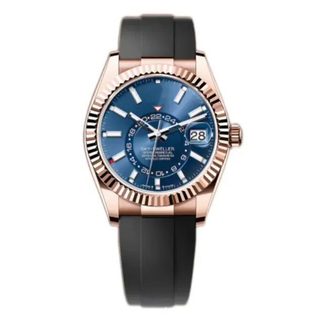 Rolex Sky-Dweller Blue Dial with Rose Gold Case