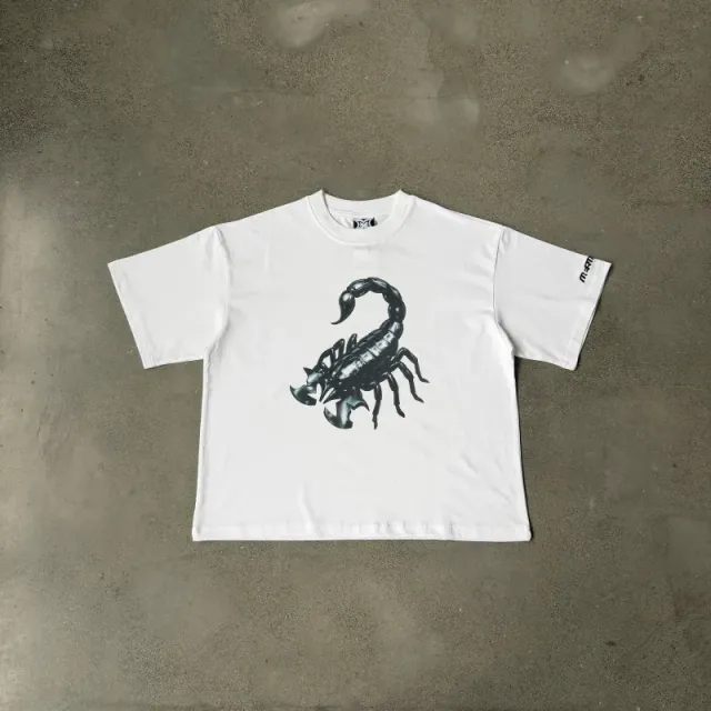 Chrome Hearts Scorpion Graphic Tee Black Scorpion Print