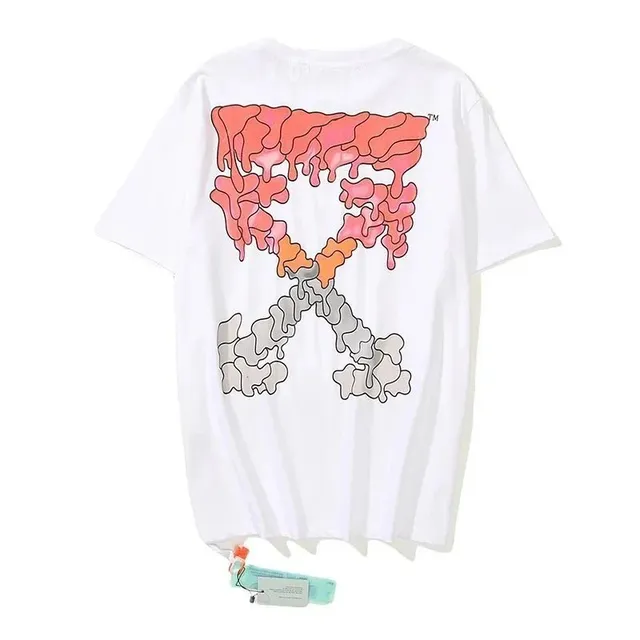 Off-White Arrow Graphic Tee Dripping Paint