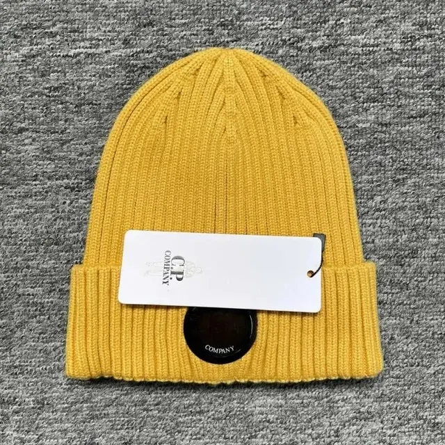 C.P. Company Ribbed Beanie CP Company Logo Patch