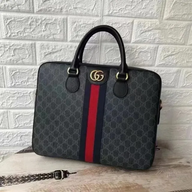 Gucci Webbing Stripe Bag GG Supreme with Web Stripe