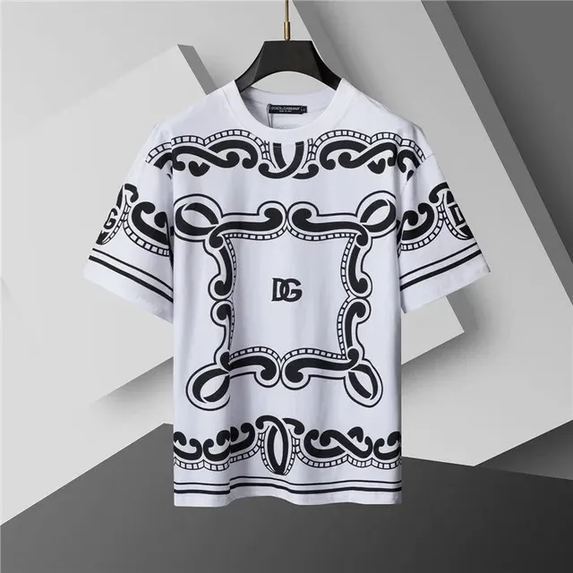 Dior Graphic T-Shirt Baroque Print