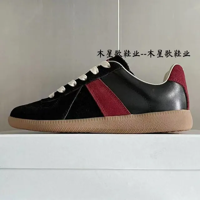 Maison Margiela Future Sneaker Black Red Stripe