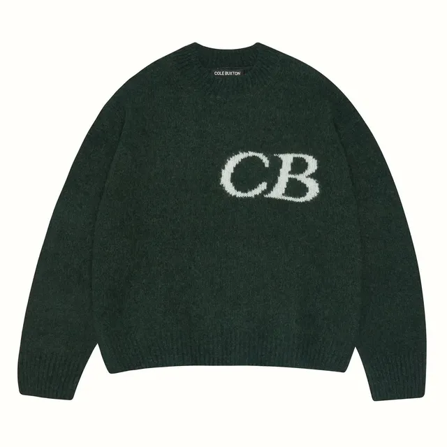 Cole Buxton Knit Sweater CB Logo