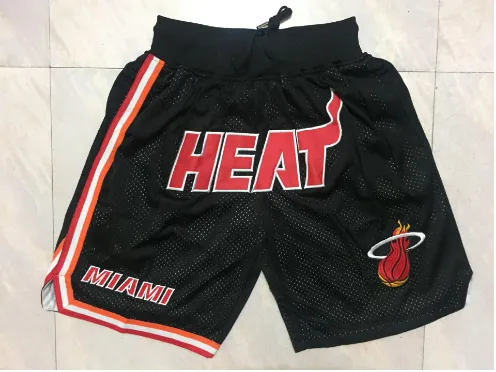 NBA Miami Heat Shorts Mesh Basketball Shorts